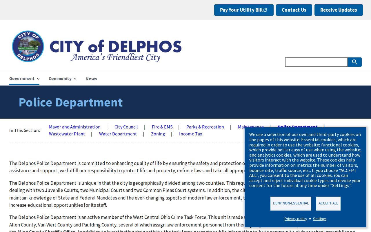 Delphos court records and official Mayor's Court source