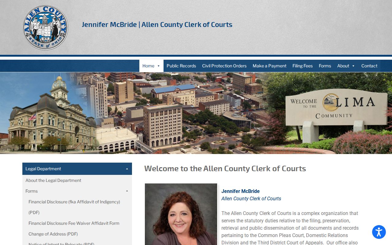 Allen County court docket Clerk public record request source